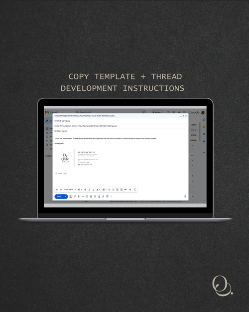 Client Email Copy Template